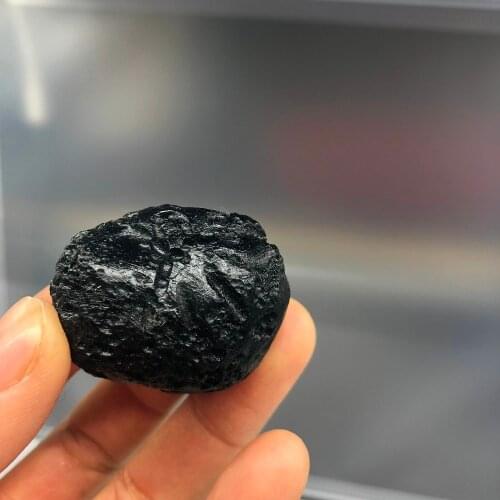 Natural Czech meteorite crystal green meteorite reiki stone healing energy drive away evil spirits