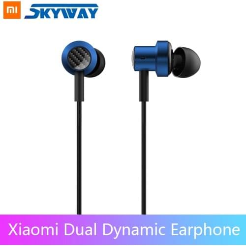 Original Xiaomi Dual dynamic in-Ear Earphone Bass boost 3.5mm Earphone Magnetic ear shell For Xiaomi Phone