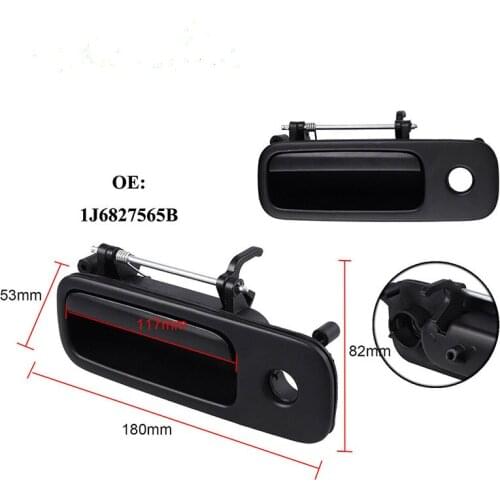 Back Rear Tailgate Boot Luggage Door Lock Handle Exterior Out Trunk Handle for Volkswagen VW Polo MK3 Golf MK4 1J6827565B