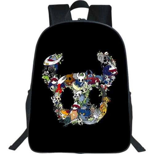 Hollow Knight Backpack Boy Girl Bag Teenager Bookbag Students School Bags Game Cosplay Backpack Kid Casual Knapsack