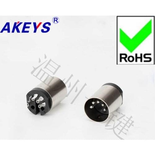 10 PCS DSCT-5-07F Large keyboard plug DIN socket S Terminal 5 pin MIDI five plug head