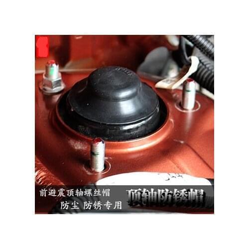 2pc Shock Absorber Screw rubber Cap Fit For Mitsubishi ASX Pajero Galant Lancer Montero Outlander Precis RVR Raider Car Styling