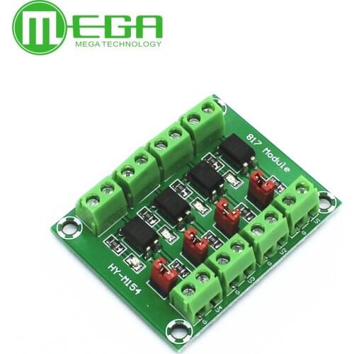 817 optocoupler 4-way voltage isolation board voltage control switching module drive module optical isolation module