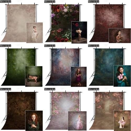 Abstract Portrait Photography Backdrop Floral Texture Newborn Kids Birthday Art Background Pregnant Woman Photocall Photo Studio