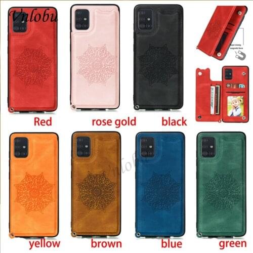 For Samsung Note 20 Ultra Capa PU Leather Flip Wallet Holder Case For Samsung A42 A32 A52 A72 A21S Multifunction Card Slot Cover