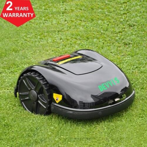 DEVVIS Two Year Warranty 5th Generation Robot Grass Cutter E1600T For Big Lawn 300m,300pcs pegs,24pcs blade