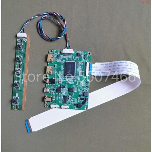 For N156HCA-E5A/EBA/EBB/GA3 5V micro USB 2mini 1920*1080 laptop screen 30-Pin EDP WLED LCD monitor controller board DIY kit