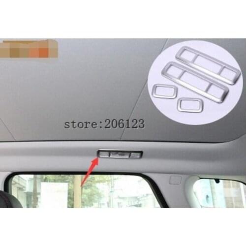 Chrome Reading Light Cover Trim For Land Rover Range Rover Evoque 2011 2012 2013 2014 2015 Car Accessories