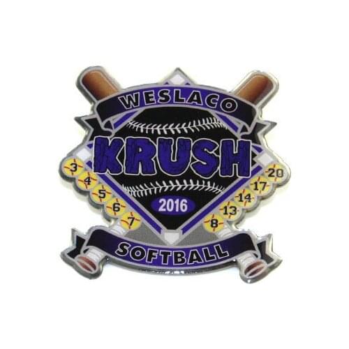 Custom designed cheap badge high quality aluminum badge K200346