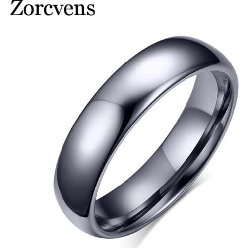 Modyle Promotion Pure Tungsten Carbide Rings 6MM wide for Women Men Wedding Jewelry Top Quality