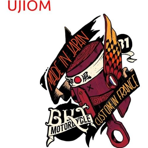 UJIOM Wall Stickers Piston Wallpaper Decoration Bedroom Waterproof Windows Sticker Accessories Room Home Decor PVC Art Decals