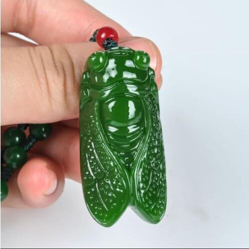 Outer Mongolian material blockbuster jade pendant op04