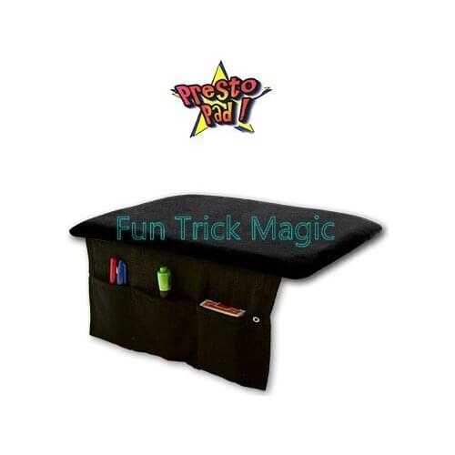 Presto Pad (Close Up Style, Black) - Trick 2 sizes - Magic Trick , Magic Card Tricks