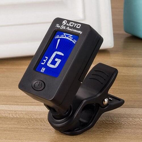 Acoustic guitar tuner electronic tuner Violin Ukulele Bass Electronic Tuning Tuner 360 Degree Rotatable LCD Guitarra Tuner