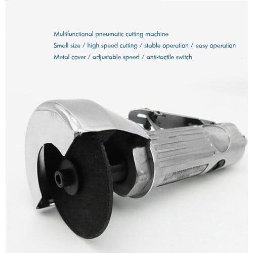 High Speed Air Cut Off Tool, 3" Cutting Disc, 25000rpm, 1/4'' Air Inlet, Adjustable Speed Pneumatic Cutting Machine