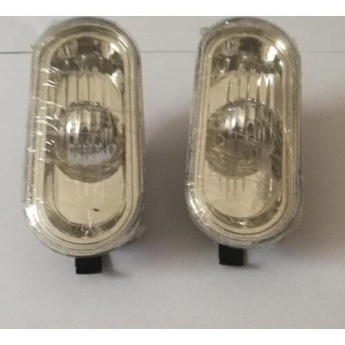 2pcs/set Clear Lens Turn Signal Side Marker Housing For V-W Golf Bora MK4 Passat B5