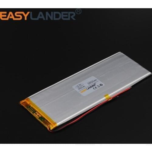 3.7V 3500mAh Rechargeable li Polymer Li-ion Battery For Bluetooth Notebook Tablet PC electronics safety lamp MID 3552141