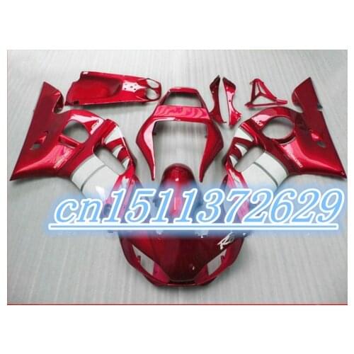 ABS fairings for red silver YZF R6 1998 1999 2000 2001 2002 fairings kit R6 98-02 1998 1999 2000 2001 2002 D