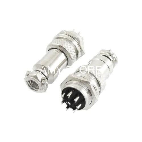 AC 200V 5A 1000V 8-Pin 8 Pin Screw Aviation Connector Plug Joint