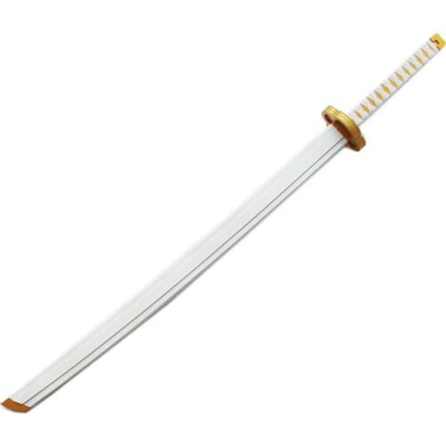 Agatsuma Zenitsu Cosplay Sword Demon Slayer Kimetsu no Yaiba Costume Weapons Prop