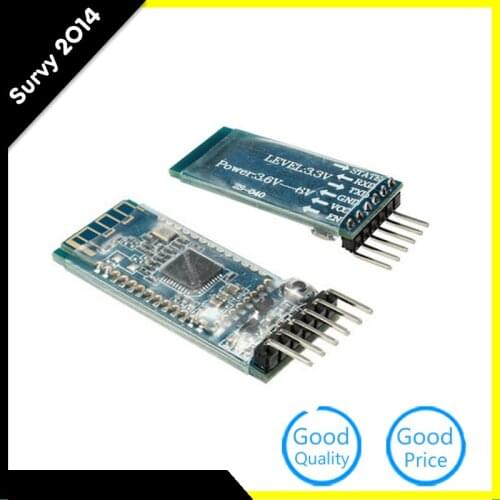Android IOS BLE Bluetooth 4.0 HM-10 CC2540 CC2541 6Pin Serial Wireless Module DC 5V Power
