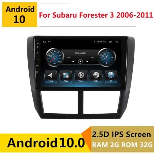 2G RAM Android car stereo for Subaru Forester 3 xv 2007 2008 2009 2013 radio navigation GPS Multimedia Player headunit