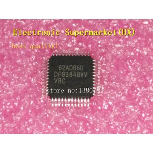 Free Shipping 50pcs/lots DP83848 DP83848VV DP83848CVV DP83848IVV QFP-48 New original IC In stock