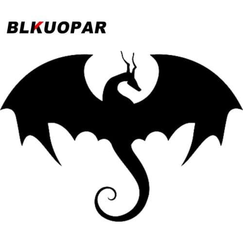 BLKUOPAR for Dragon Car Stickers Sunscreen Decals Fashionable Surfboard Refrigerator Vinyl Material Waterproof Suitcase Decor