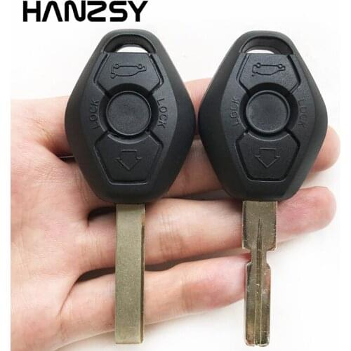 3 buttons Remote key shell For BMW E38 E39 E46 Z3 Z4 X3 X5 M5 325i 1 3 5 6 7 SERIES Replacement Car key Case Fob HU58/HU92 Blade