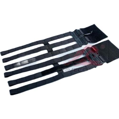Black 3-Band Skeletal Cummerbund with Quick Release Buckle for JPC XPC Tactical Vest