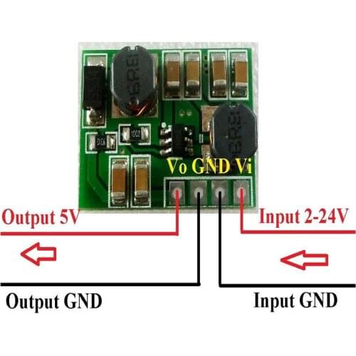 DD2412SA_5V 2-24V to 5V DC-DC Boost-Buck Step-up & Step-down Converter Power Supply for Cell phone charger