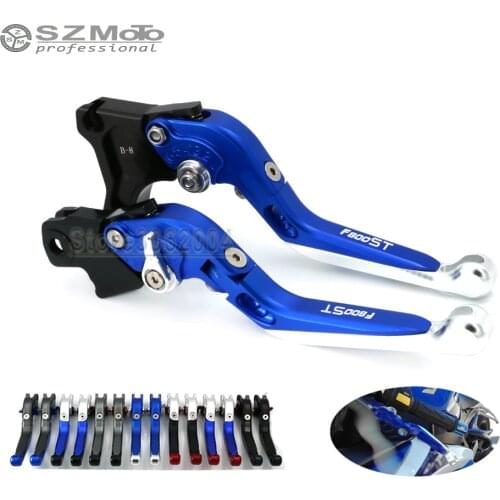 For BMW F800ST F800 ST 2006-2015 2012 Motorcycle Accessories Folding Extendable Adjustable Brakes Clutch Levers With LOGO CNC