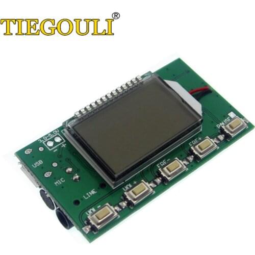 DSP PLL 87-108 MHz LCD Display FM Radio Wireless Microphone Stereo Transmitter / Receiver Module Bestseller Brand New