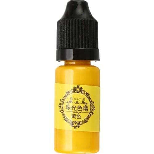 24 Colors 10ml Liquid Pearl Coloring Dye Pigment Resin Epoxy High Concentration UV Resin For DIY Jewelry Making Tools Crafts