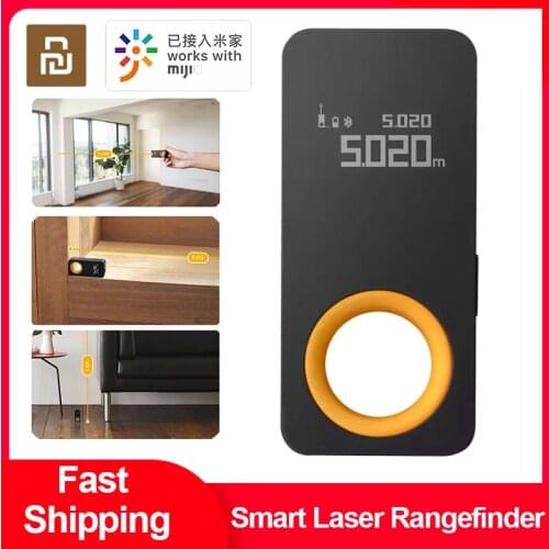 New Youpin Laser Tape Measure Smart Laser Rangefinder OLED Screen 30M Laser Distance Meter Accuracy Measurement With Mijia APP