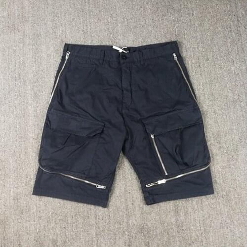 Summer Mens Multifunctional Tooling Style Shorts Five-Point Pants