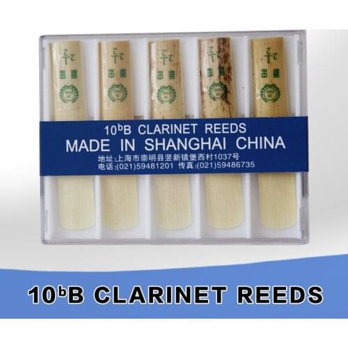 NEW 2 1/2 bB Bamboo Clarinet Reeds Set 10 pcs/box