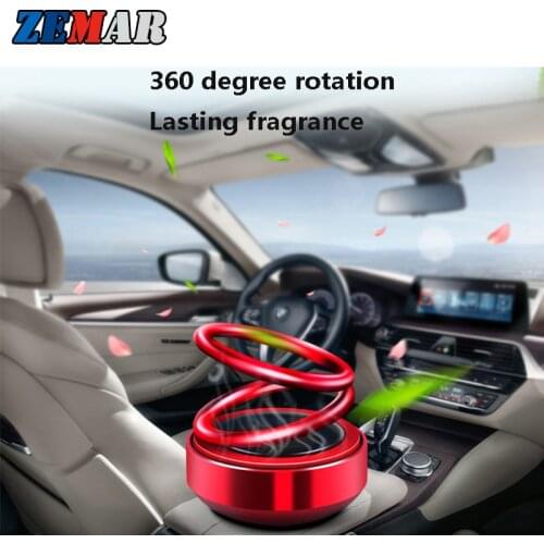 Solar Auto Rotation Car Air Freshener for Volkswagen VW Polo 6r golf 6 mk5 mk7 mk2 caddy t5 t4 Passat B8 B6 B5 Jetta mk6 Tiguan