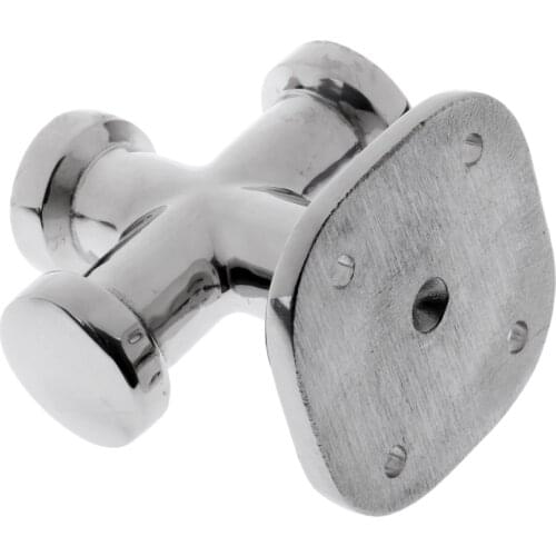 Premium Marine Grade 316 Stainless Steel Single Cross Bollard Boat Anchor Deck Rope Cleat Hardware Accessories