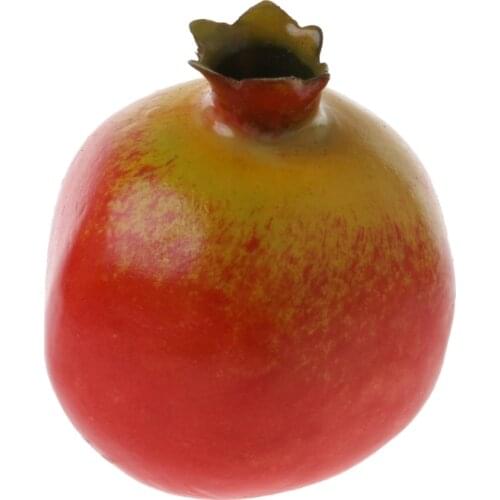Lifelike Simulation Artificial Pomegranate Fake Fruit Disply Home Party Decor QX2E