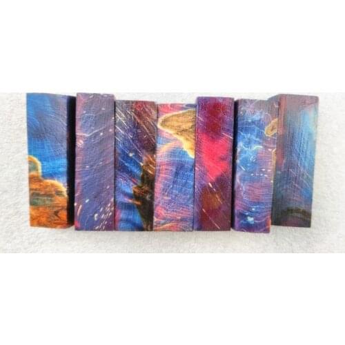 19x19x70mm MB Maple burl stabilized wood pen blank