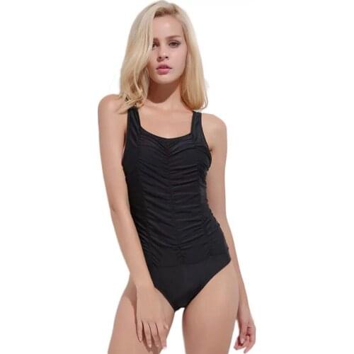 Sbart Women Lycra Swimwear with Pad Plus Size Girls One piece Swimsuit Backless Spandex Summer Beach Suit