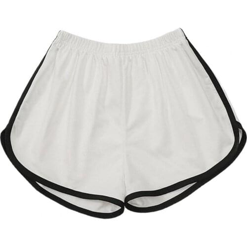 High Waist Shorts Women Patchwork Body Fitness Workout Summer Shorts Female Elastic Loose Casual Shorts Womens Clothing