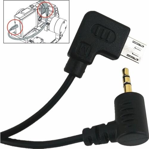 Micro USB to 2.5mm RR100 Camera Control Cable for ZHIYUN Crane 2 Plus Crane-M Weebill-S Fujifilm XT3 XT2 XT30 XT20 XE3 RR-100