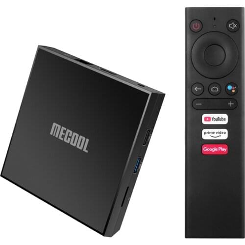 Mecool KM6 deluxe edition Amlogic S905X4 TV Box Android 10 4G 64GB Google Certified Support Wifi 6 AV1 BT5.0 1000M Set Top Box