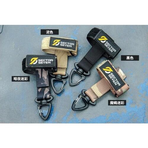 Outdoor Multi-purpose glove hook military fan tactical gloves climbing rope storage buckle