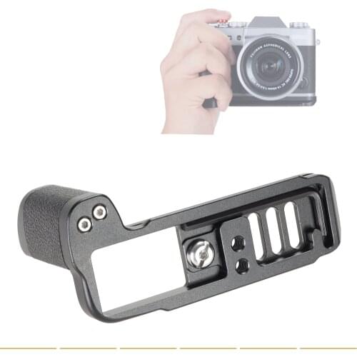 WEPOTO XT30 Grip Metal BracketQuick Release Base Leather HandleCompatible with Fuji XT30 XT20 XT10 Replaces MHG-XT10 Hand grip(C