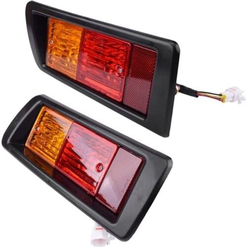 1 Pair Tail Bumper Rear Fog Lights Lamp 81550-60440 81550-60520 Fit for Toyota Land Cruiser Prado FJ90/95 1996 -2002