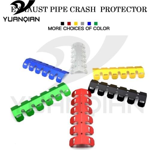 7 colors motorcycle muffler heat shield exhaust protector cover FOR YAMAHA XT1200Z DX VMAX YZF-R125 R3 R6 FZ8 FZ1 FZ07