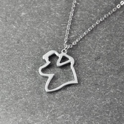 Border collie necklace, border collie pendant, animal necklace ,alloy dog necklace , pet memorial gift , dog pendant